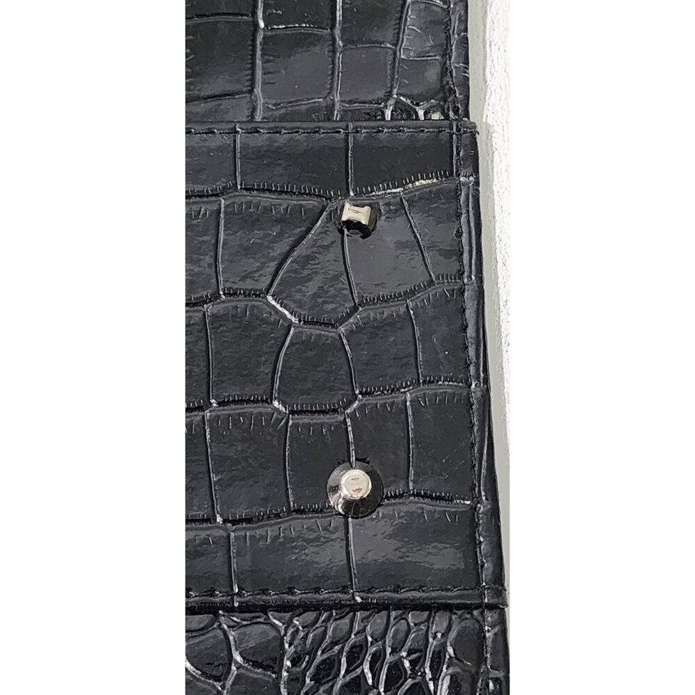 Miche Black Crocodile Pattern Shell With Silver B… - image 2